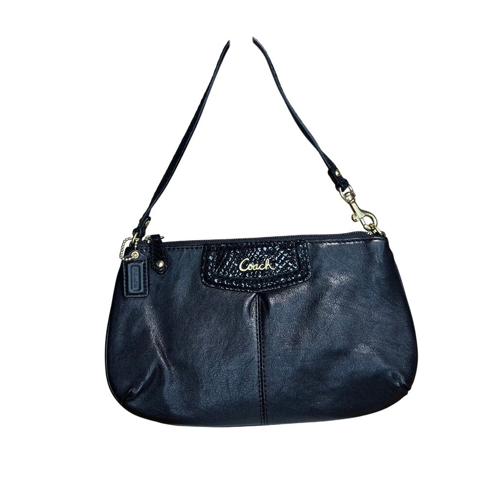 Coach Black Clutch Wristlet